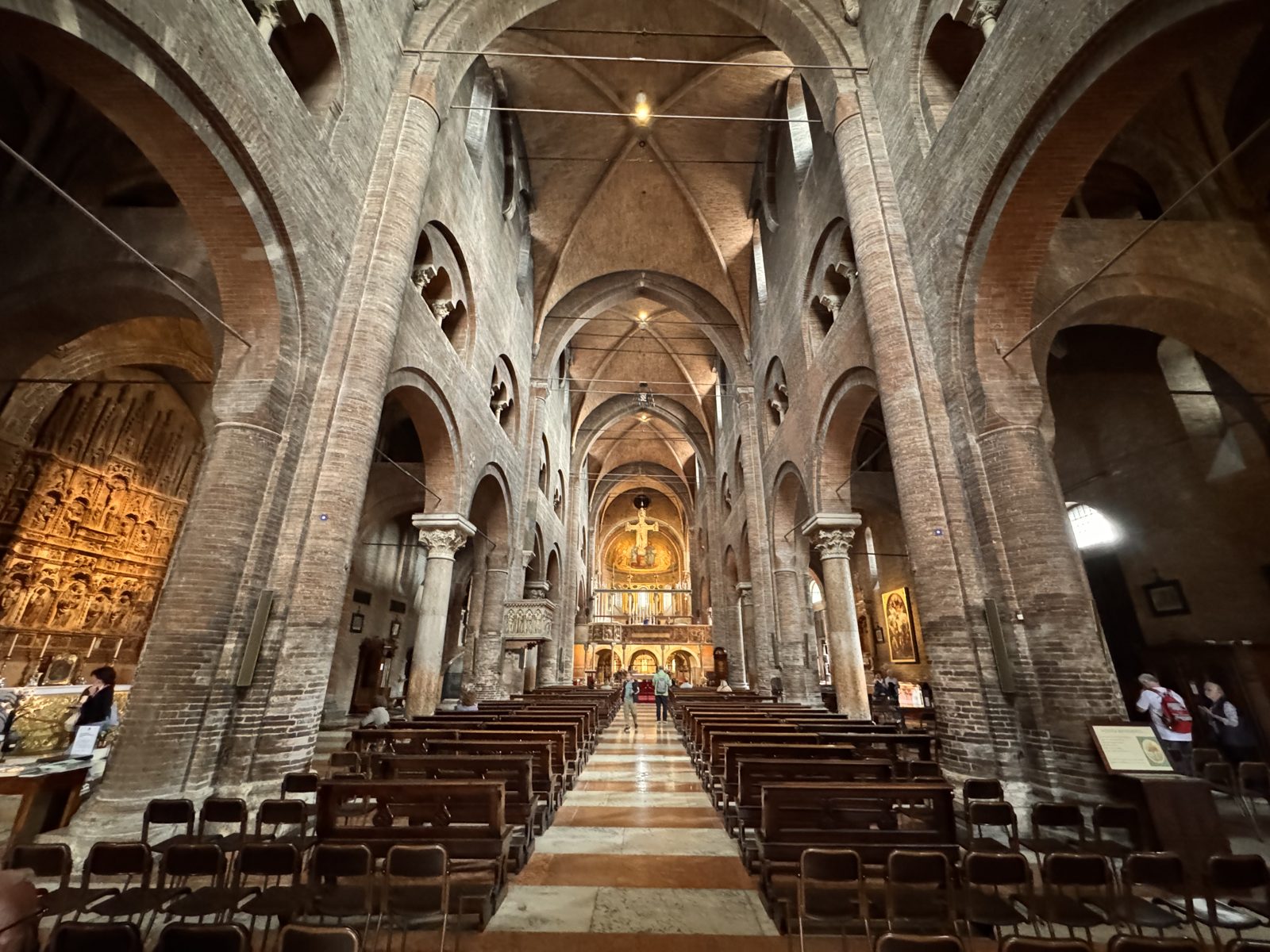 The nave seen from the entrance